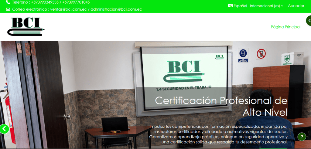 capacitaciones bci
