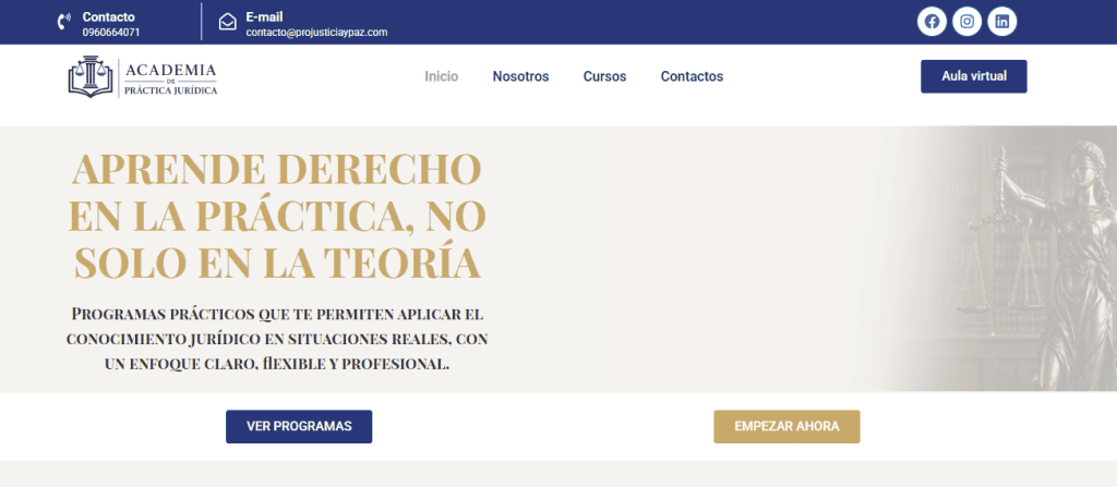 academia de práctica jurídica